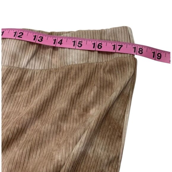 LALA Women Wide Leg Pants Lex Ribbed Tie Dye Brown Palazzo Sz 3X Leisure 76-7 - Picture 5 of 9